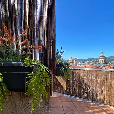 Atico Con Terraza En El Corazon De Apartament Ourense